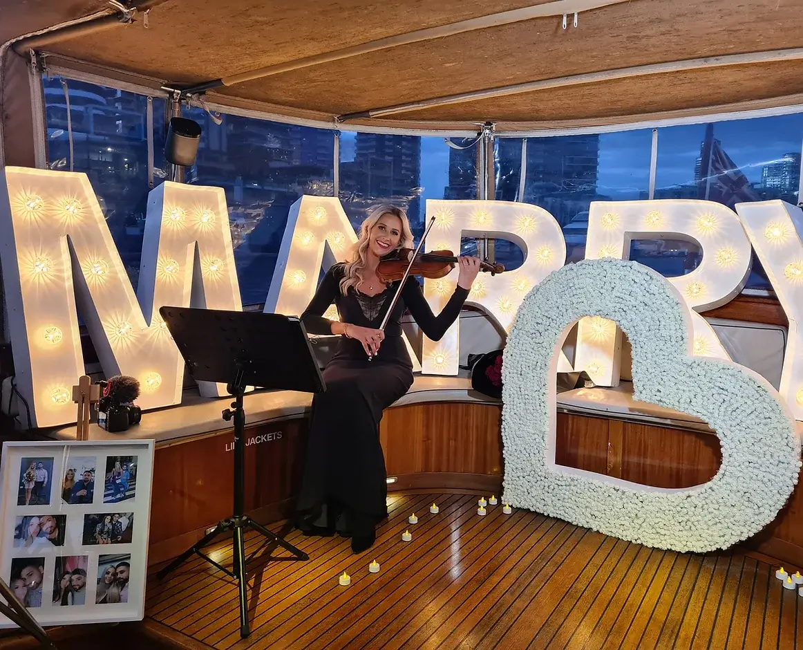tahnaya wedding violin