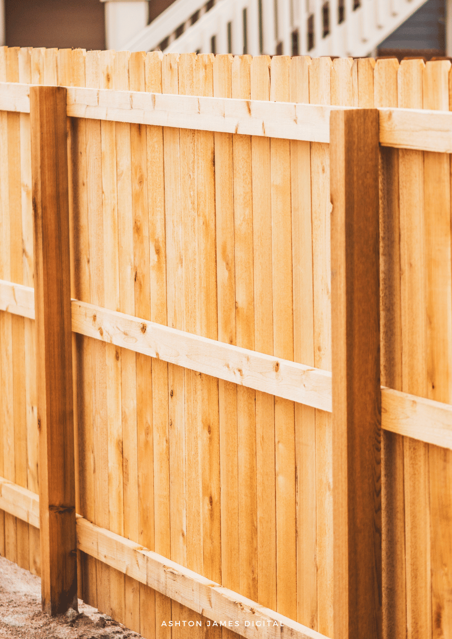 wood privacy fence peoria il
