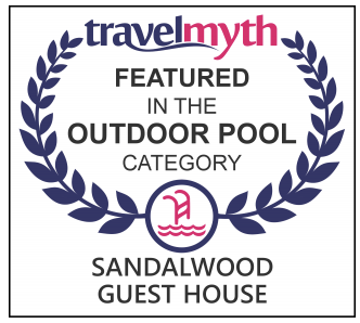 Travel myth featured in the outdoor pool category sandalwood guest house