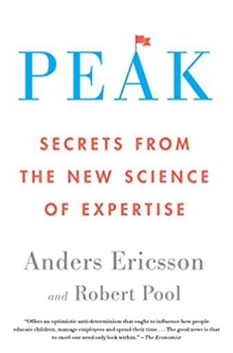 The book Peak by Anders Ericsson & Robert Pool