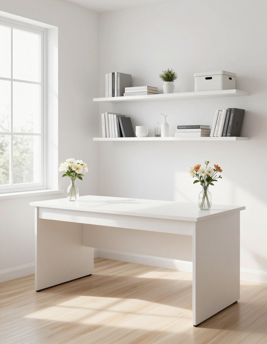 Beautifully organized bright home office - Organized by Stephanie, Salt Lake County
