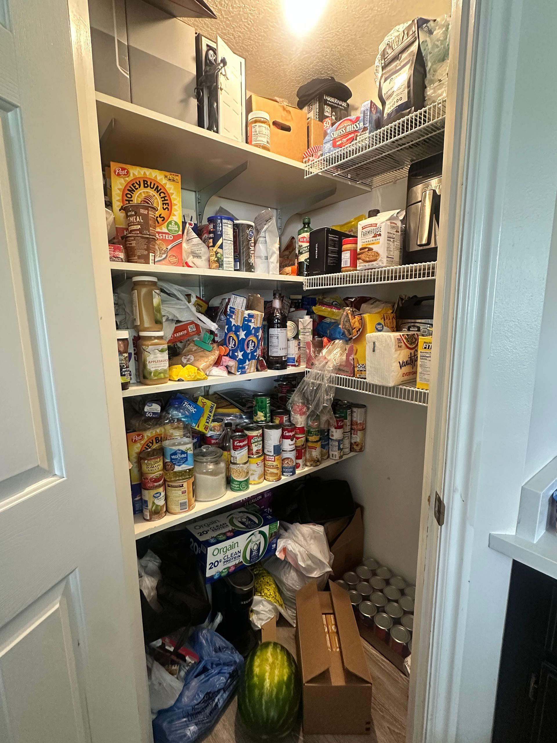 Pantry that needed organizing (before pic)