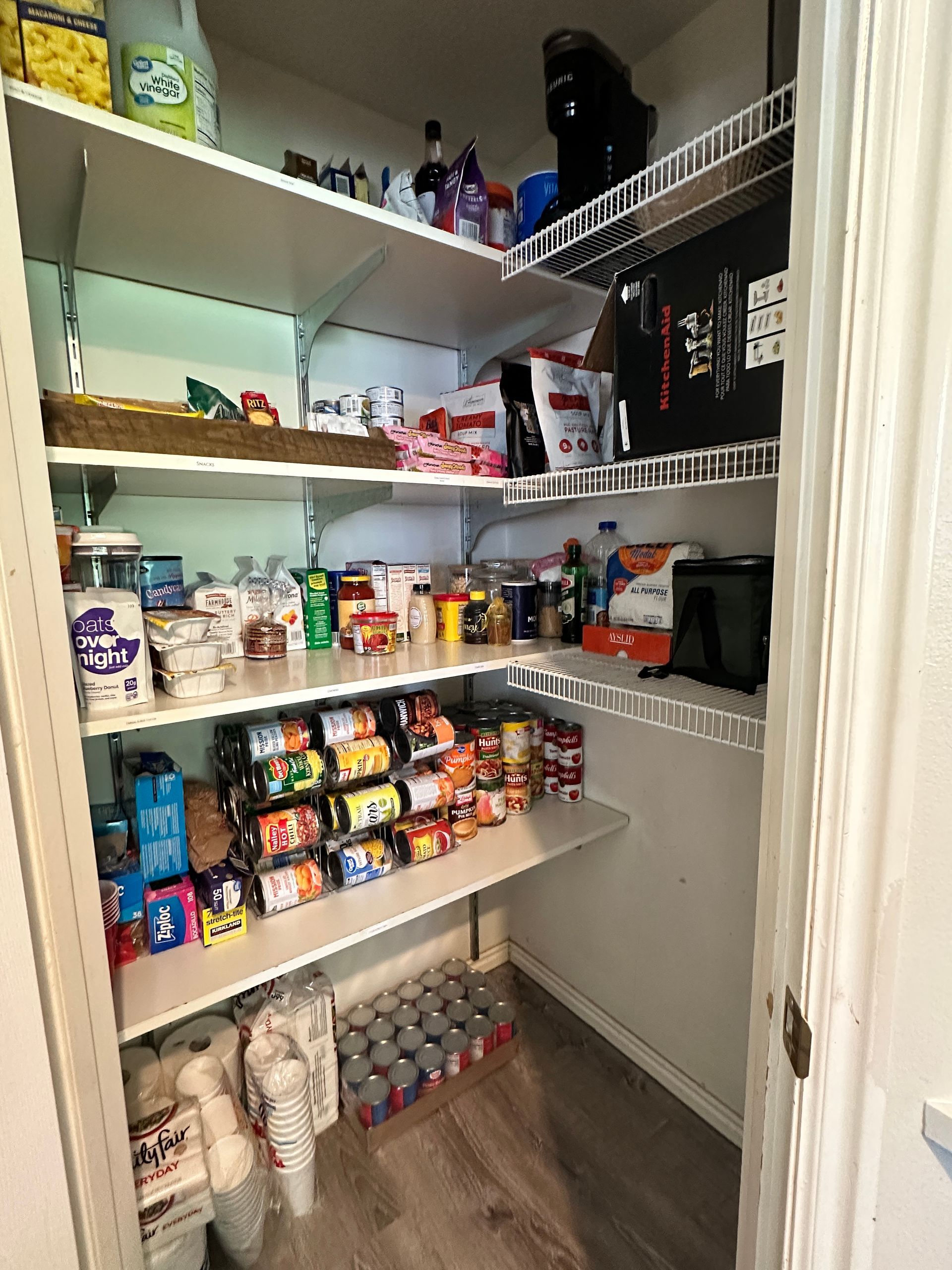 Pantry that needed organizing (after pic)