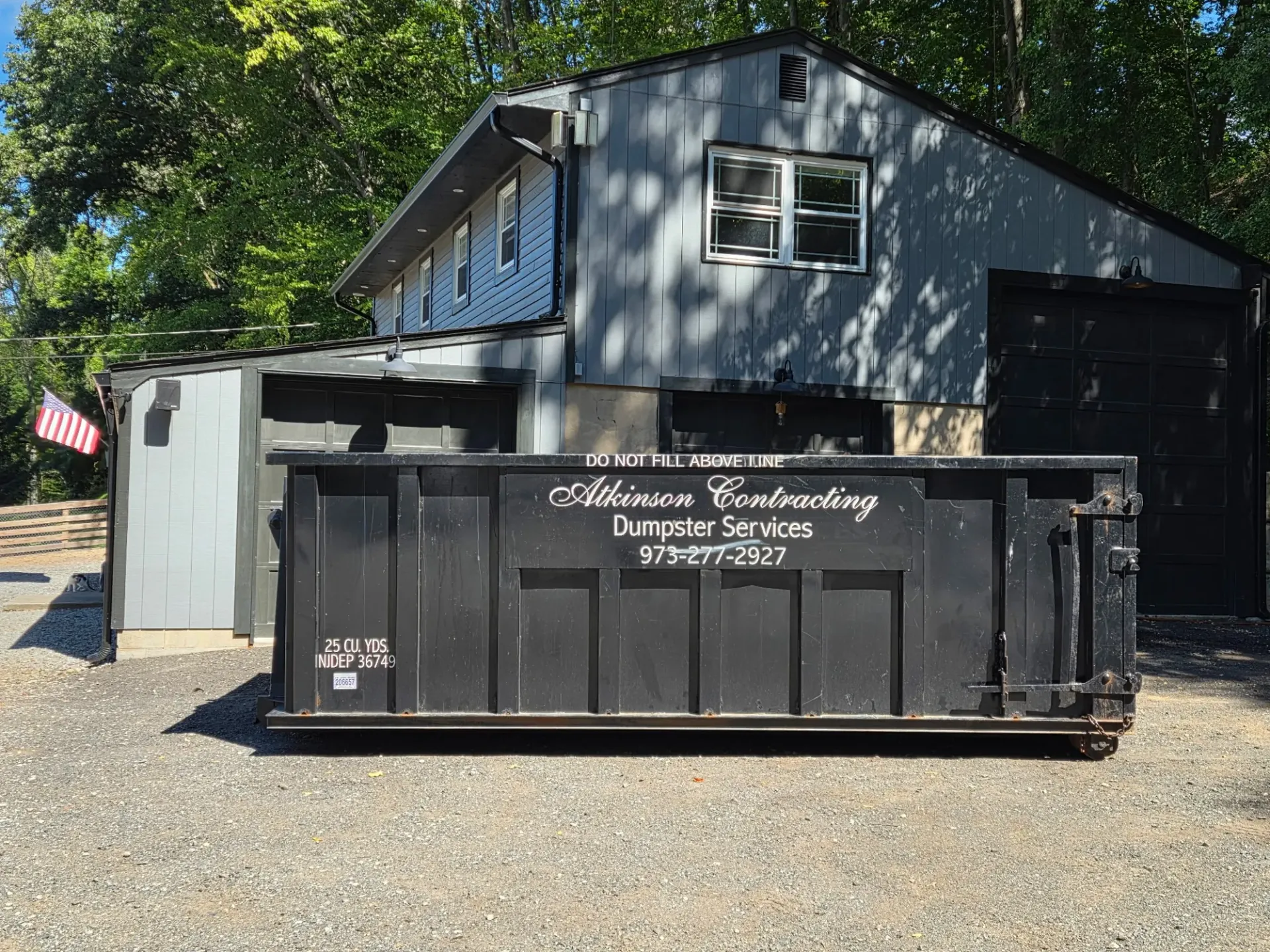 A graphic showing how to rent from swift dumpsters.