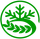 Green circular logo with a snowflake tree above a leafy branch design