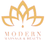 Gold lotus flower logo with 
