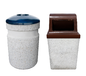 Basureros de concreto
