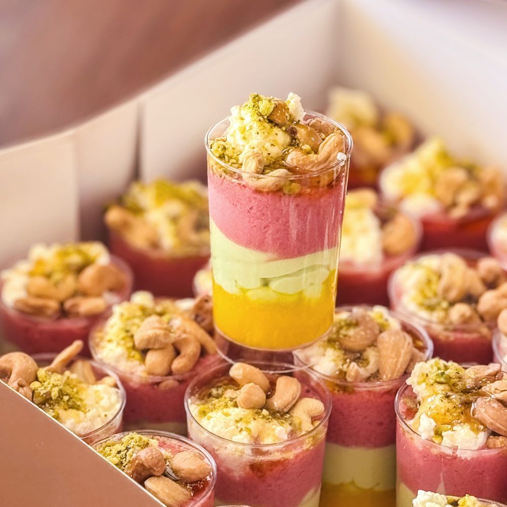 a tray of sweets for corporate orders