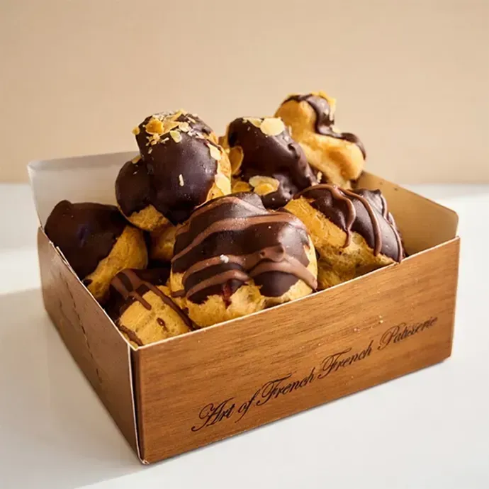assorted profiteroles