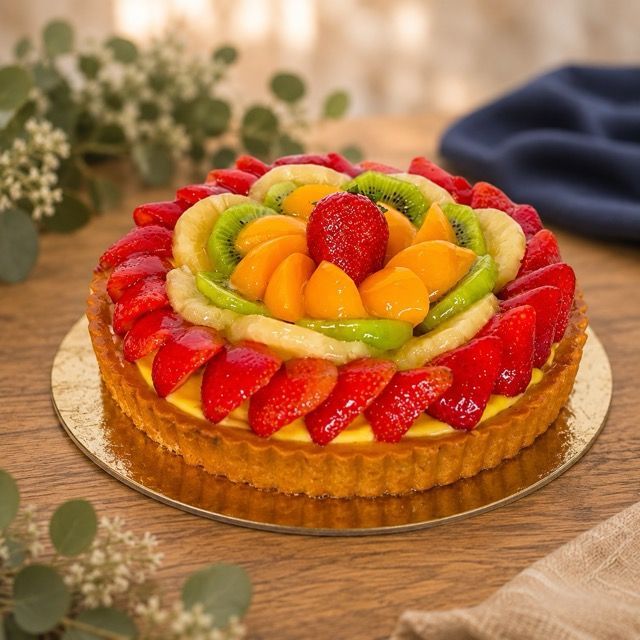 round fruit cake by profiterole patisserie
