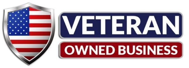 Shield with American flag, 