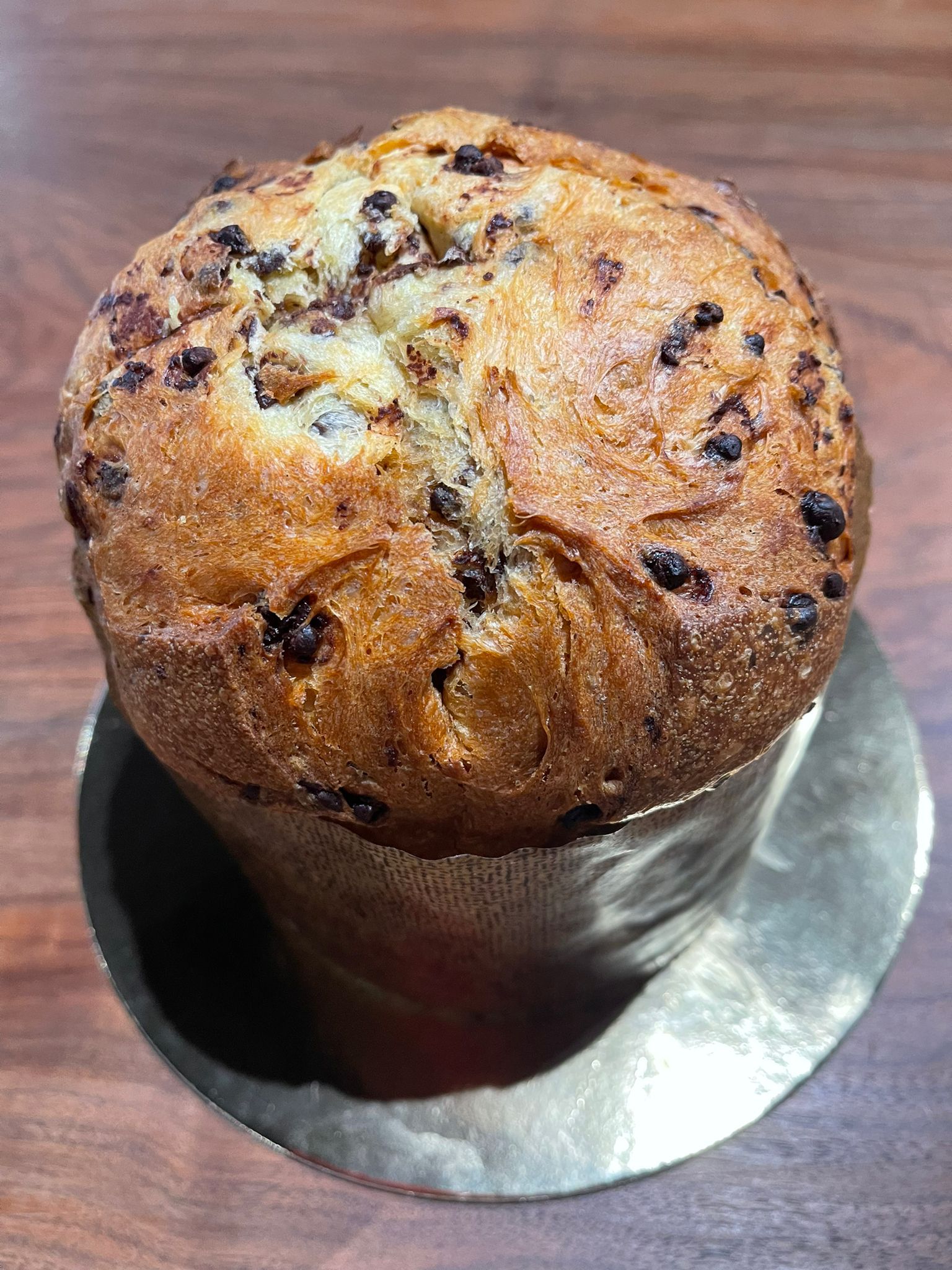 Panettone con Scaglie di Cioccolata
