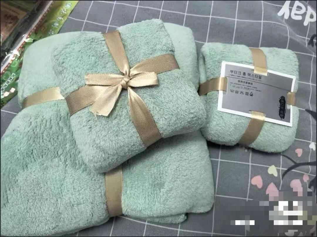 一整套（1條浴巾➕2條毛巾）整套浴巾毛巾禮盒?399