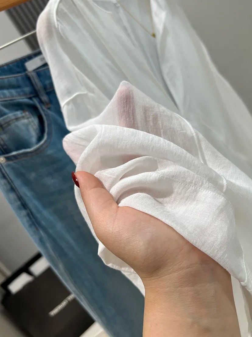 ⏰清倉撿便宜! 原單!MD 百分百亞麻襯衫