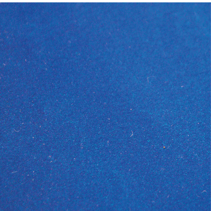 A close up of a piece of blue paper