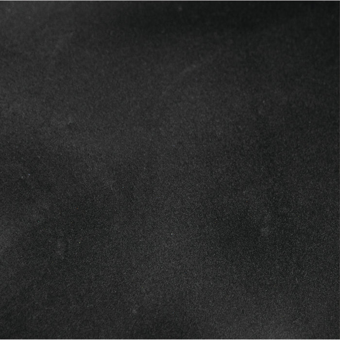 A close up of a black surface with a grainy texture.