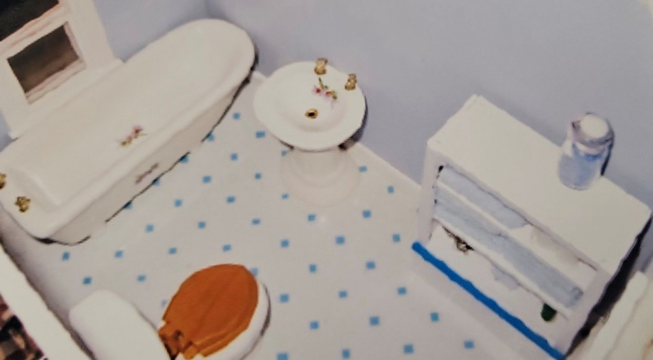 Bathroom in King farm house model