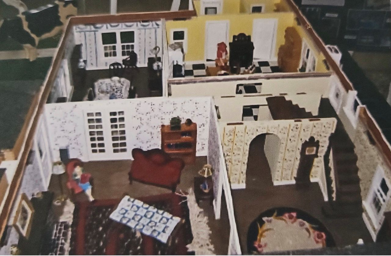 First story of King farm house model
