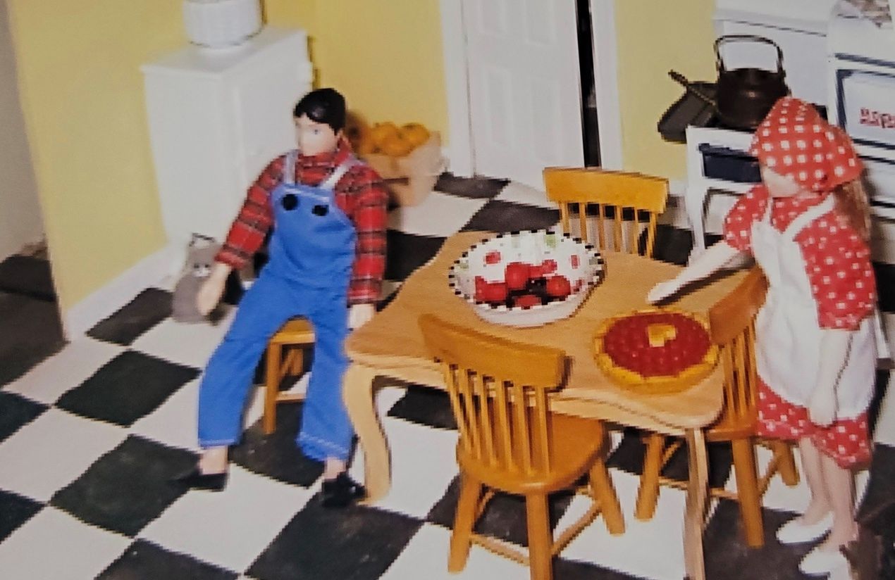 Kitchen in King farm house model