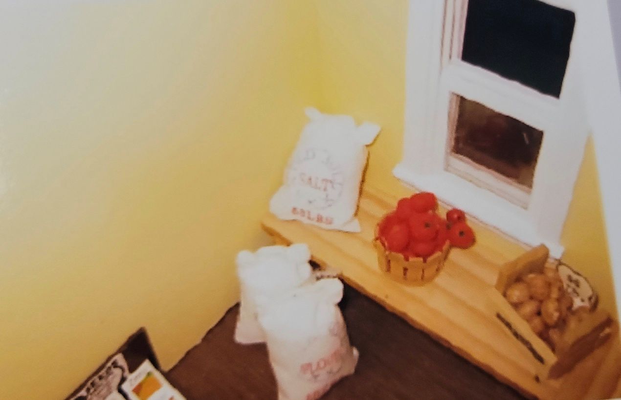 Pantry room in King farm house model