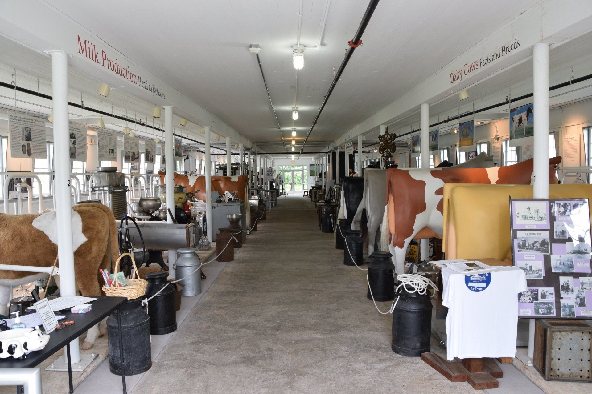 The MOOseum is filled with dairy farm memorabilia on display