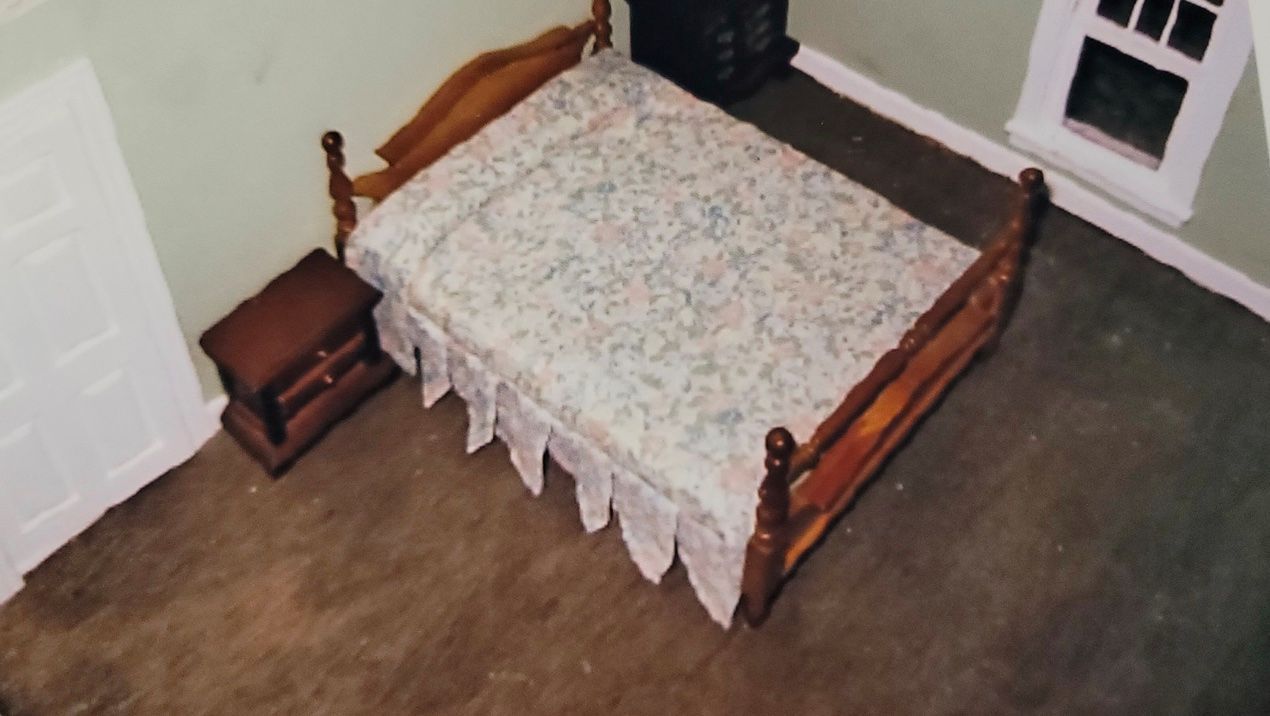 Upstairs Bedroom in King farm house model