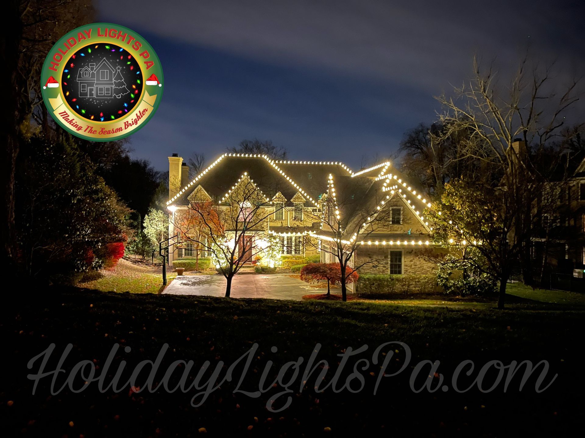 we hang christmas lights