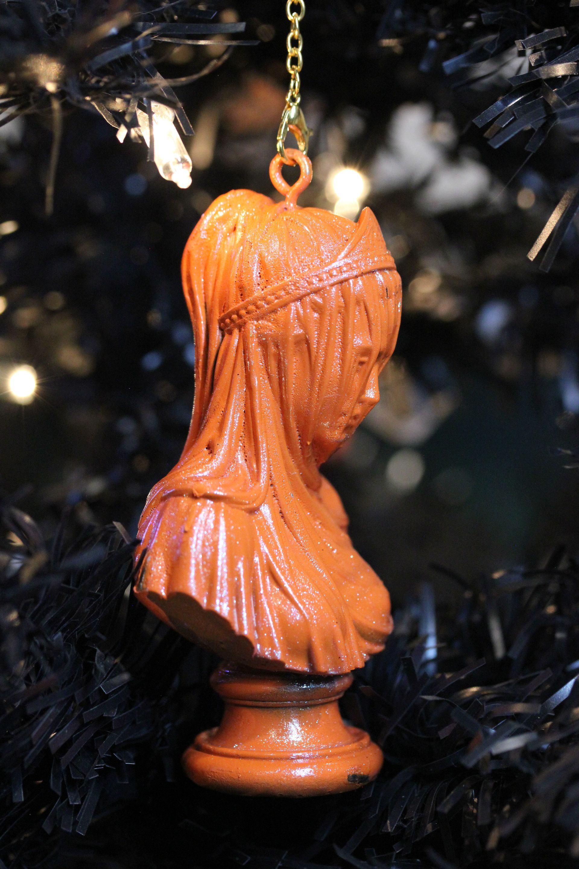 Shrouded Lady:  Dusty Orange
