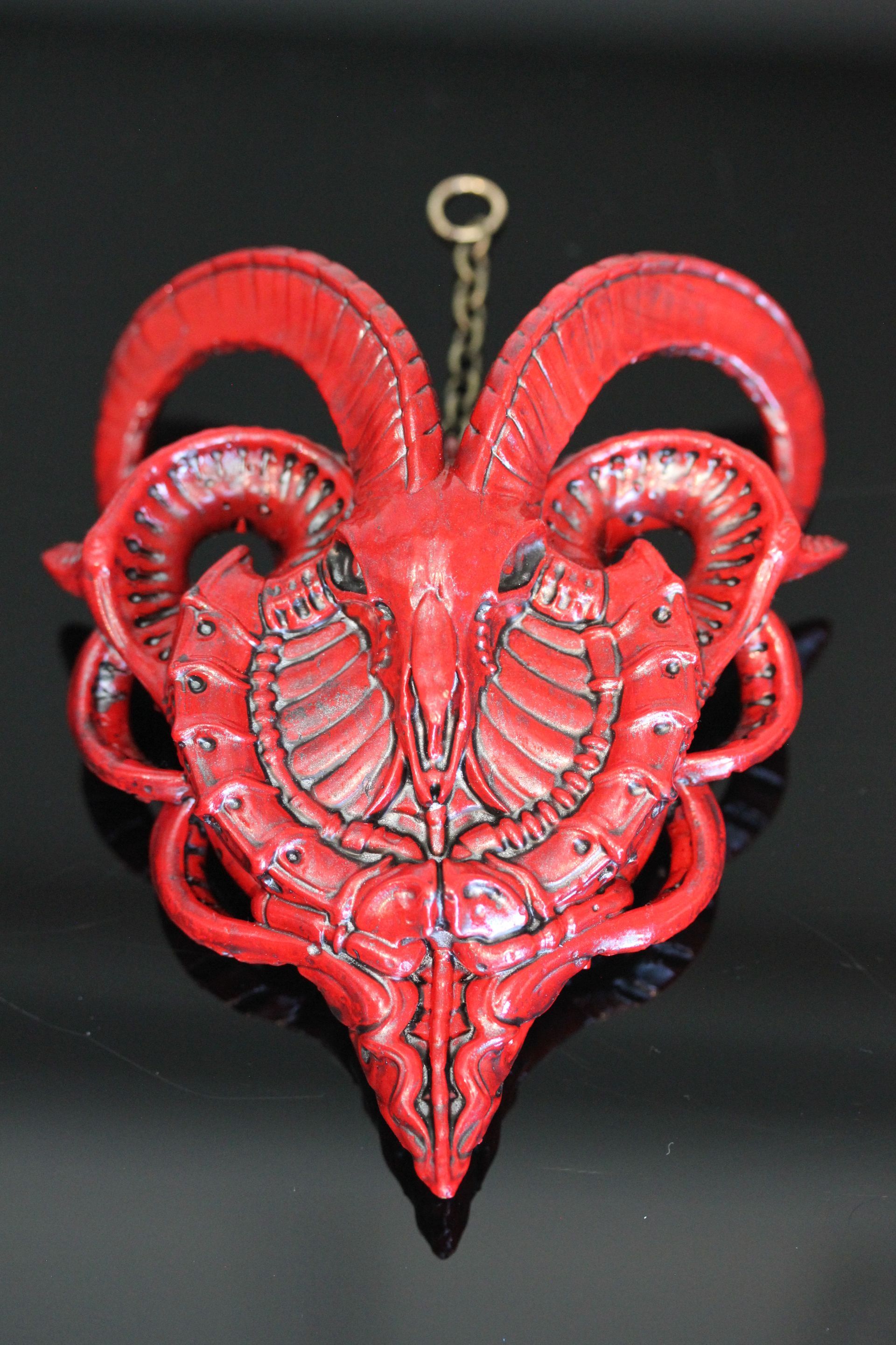 BioMechanical Goat:  Red Antique
