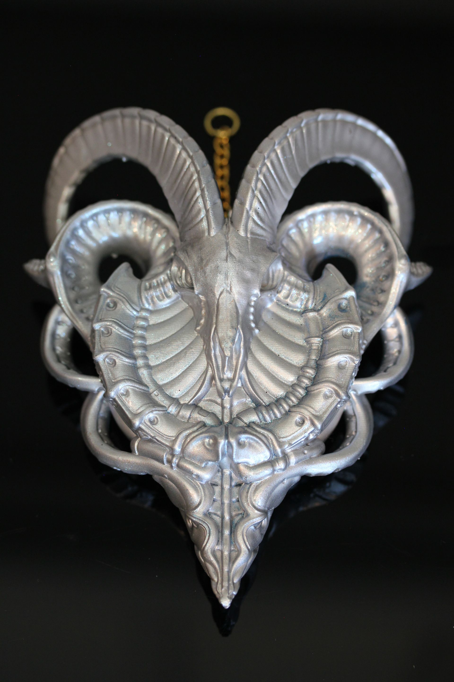 BioMechanical Goat:  Silver Lustre