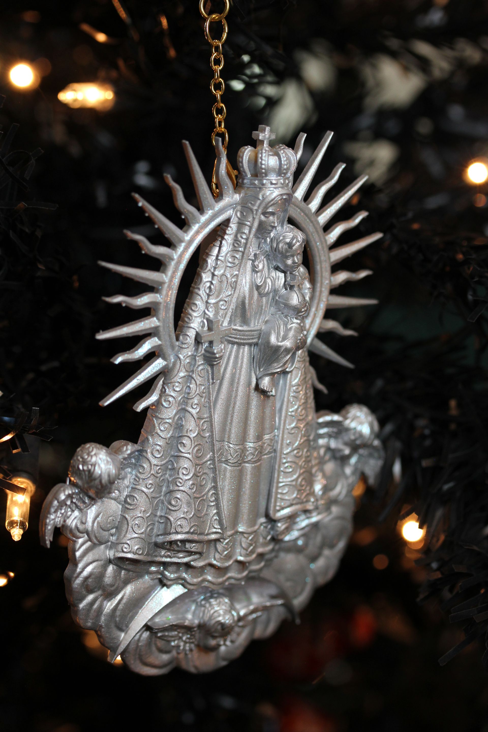 Madonna and Child:  Silver
