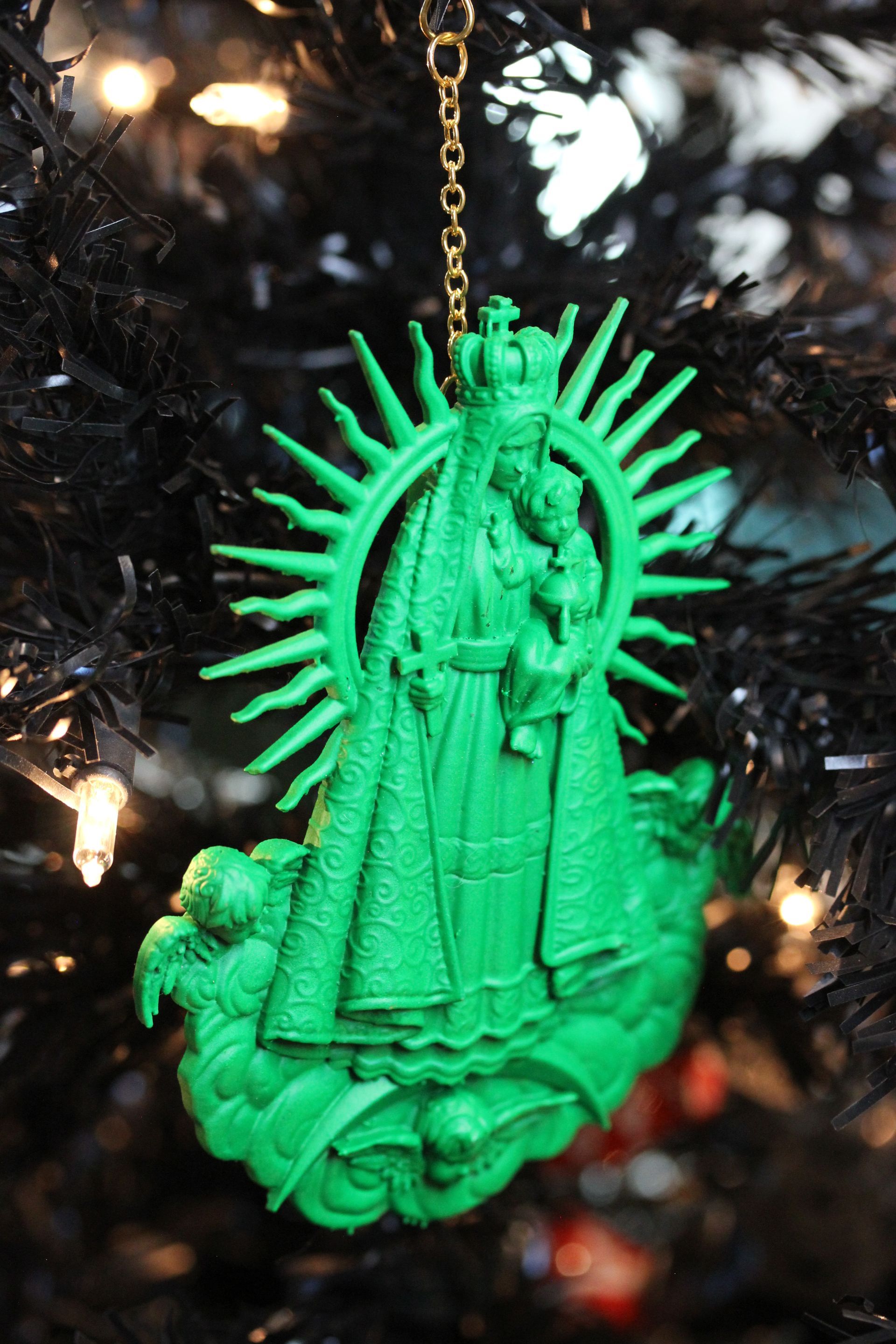 Madonna and Child:  Nuclear Green