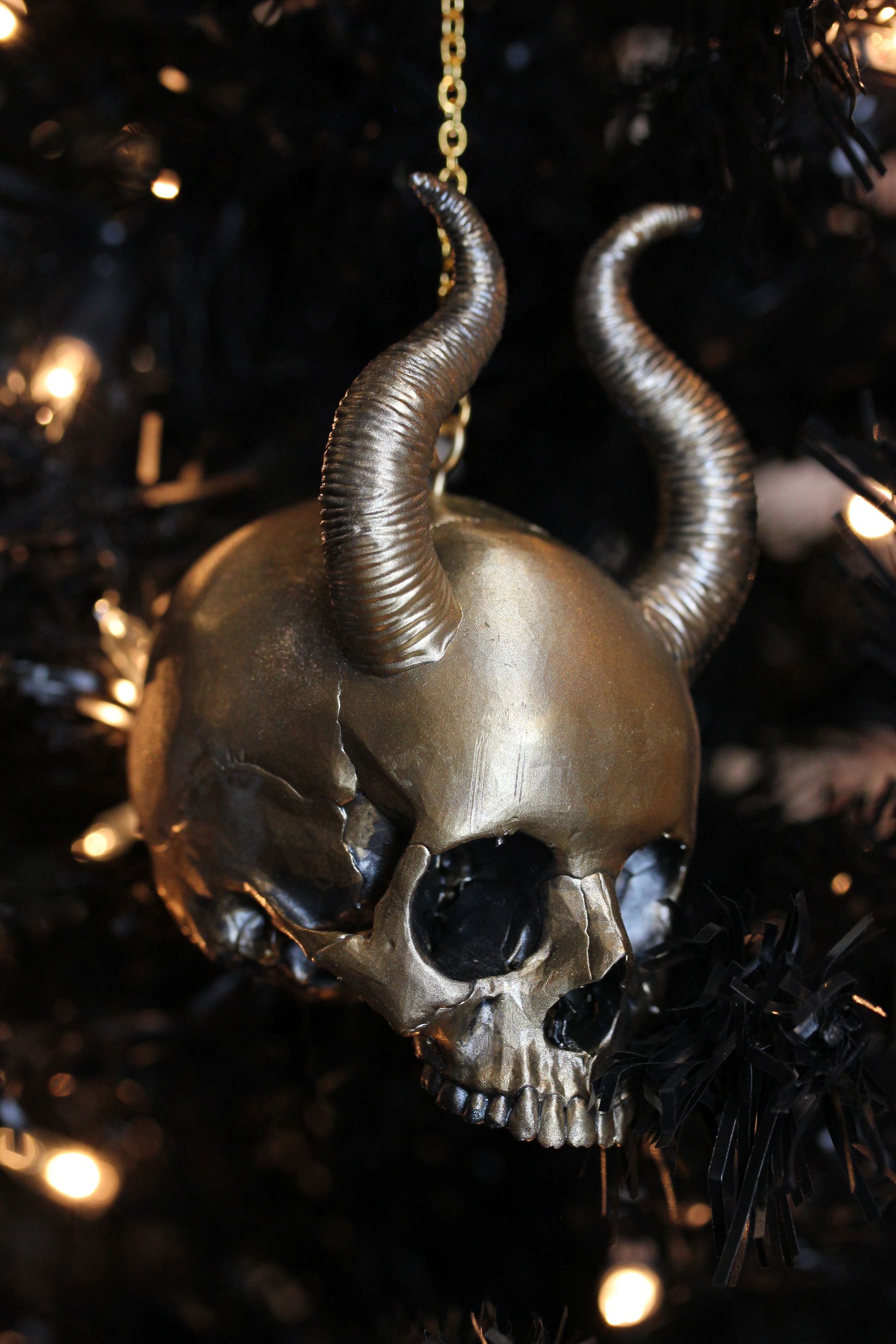 Baby Skull With Horns