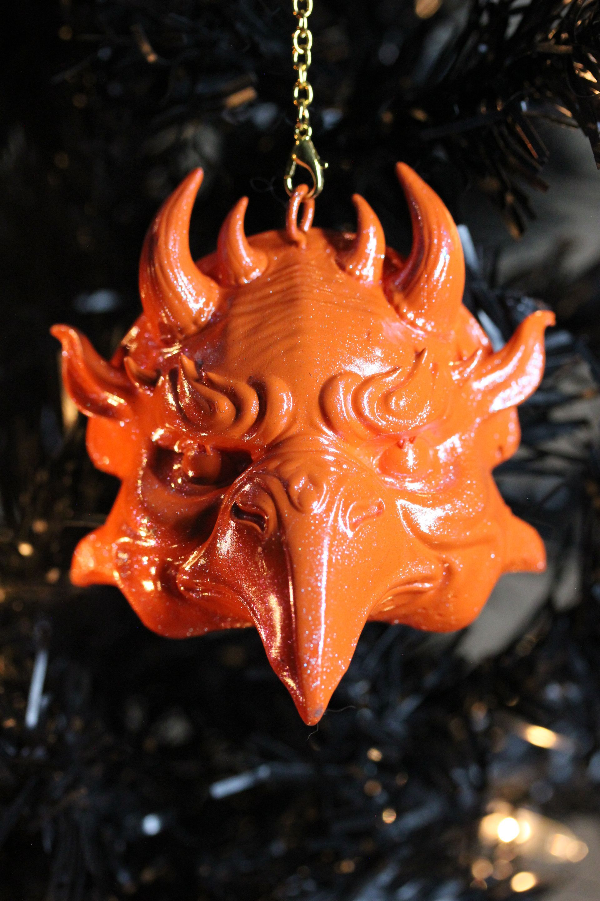 Demonic Beaked Bird: Orange