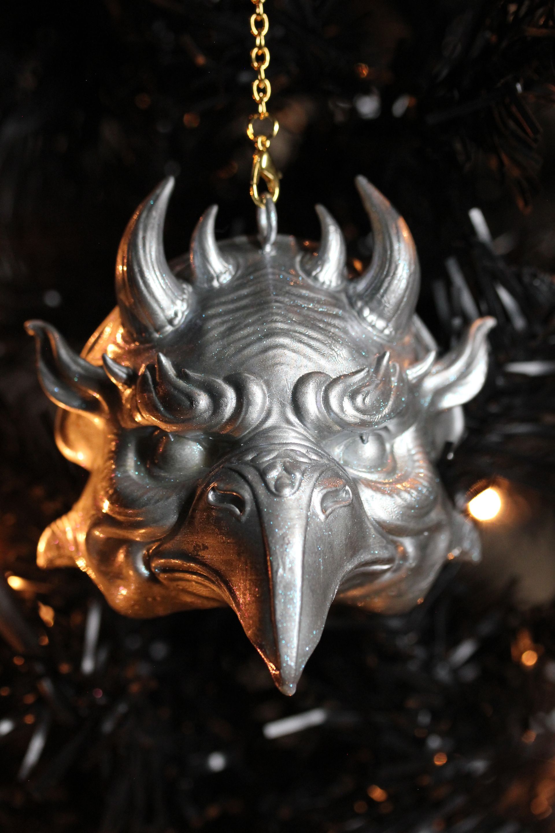 Demonic Beaked Bird:  Silver