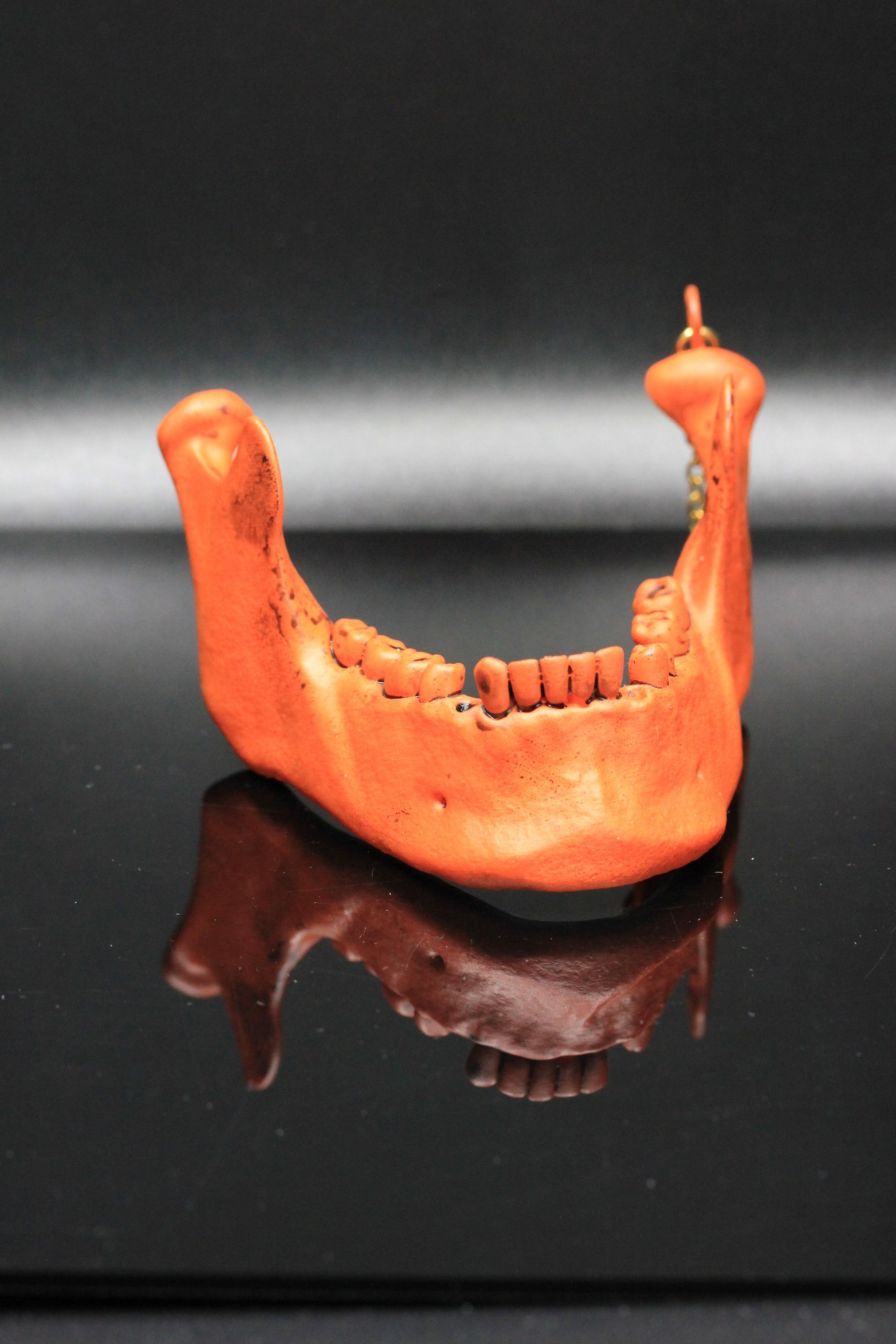 Child JawBone: Orange Antique