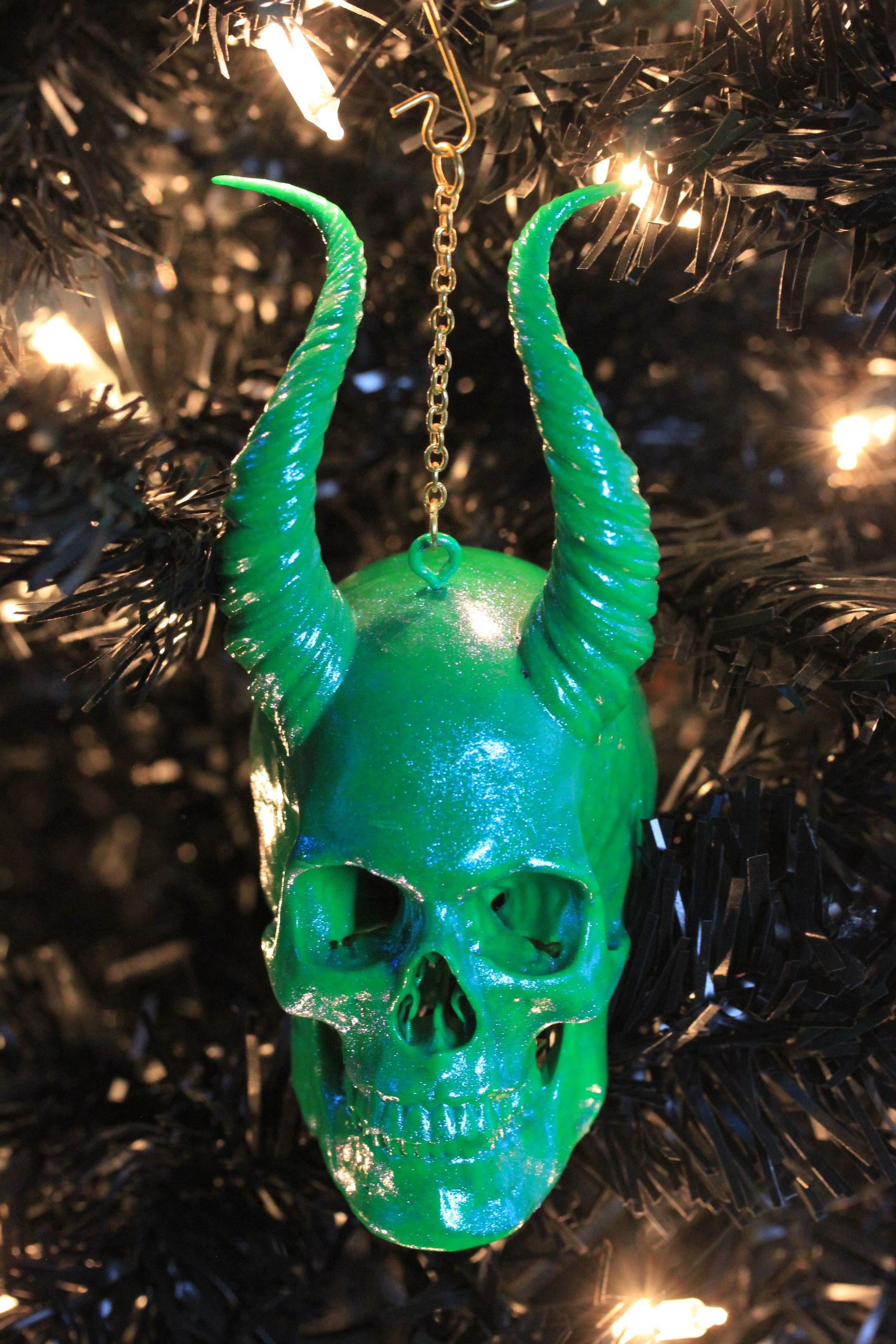 Skull With Tall Horns