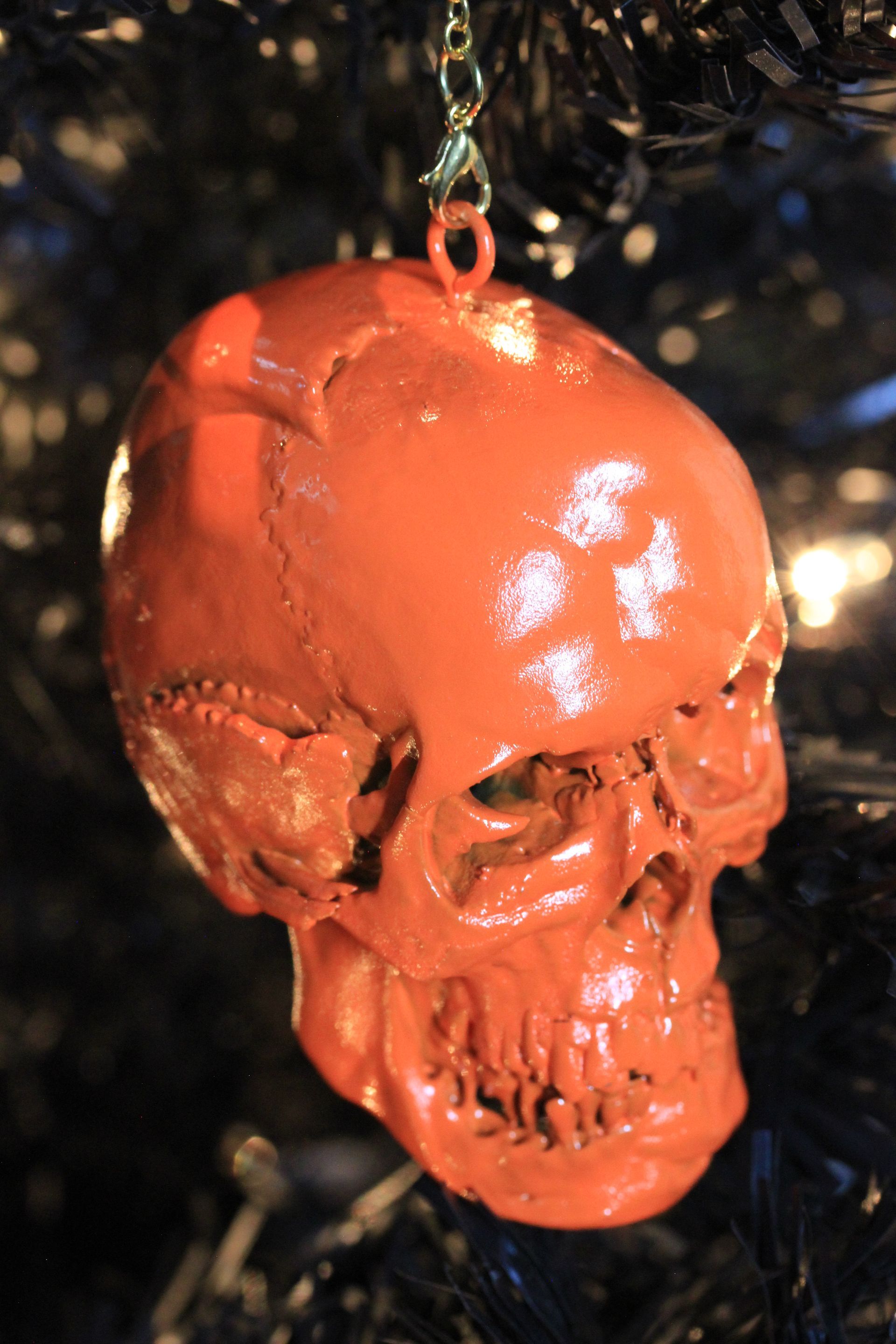 Psychedelic Skull:  Orange