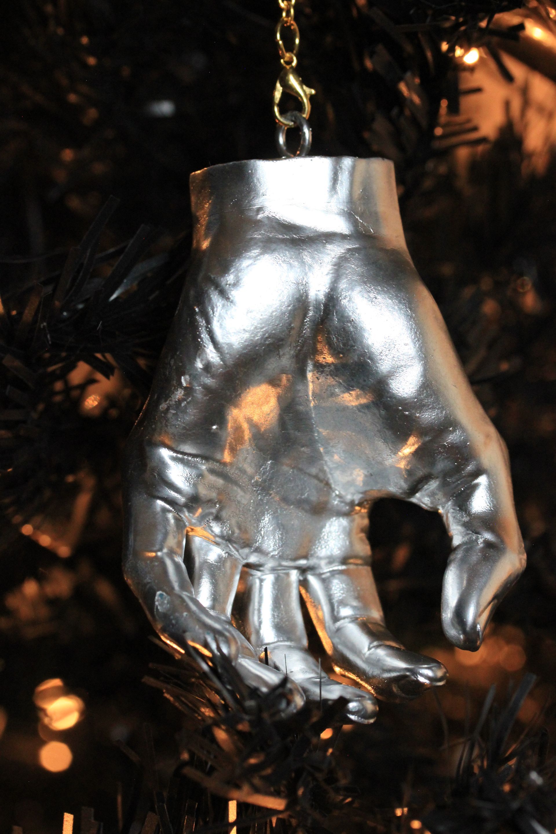 Halloween Hands:  Silver