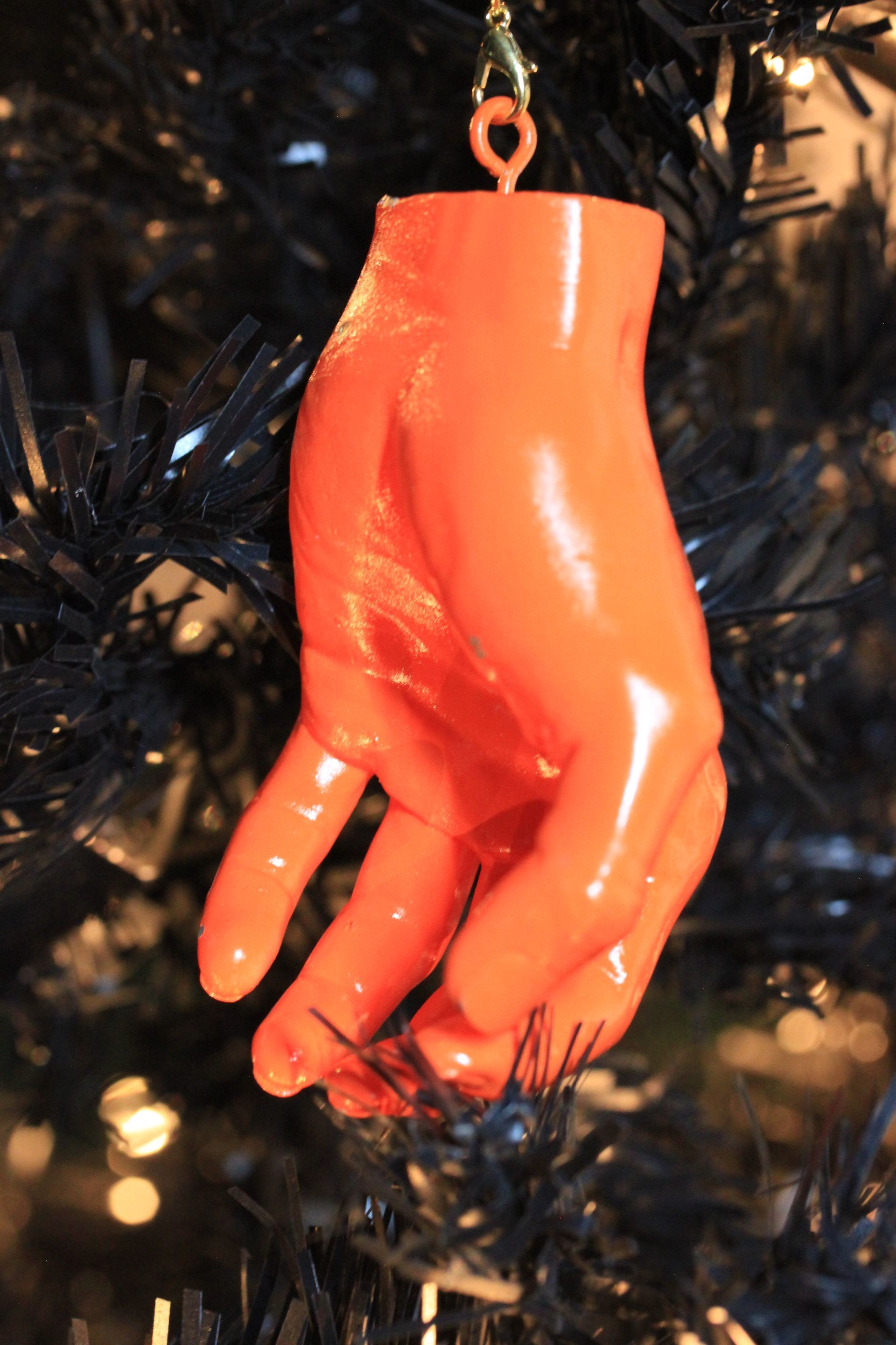Halloween Hands:  Orange