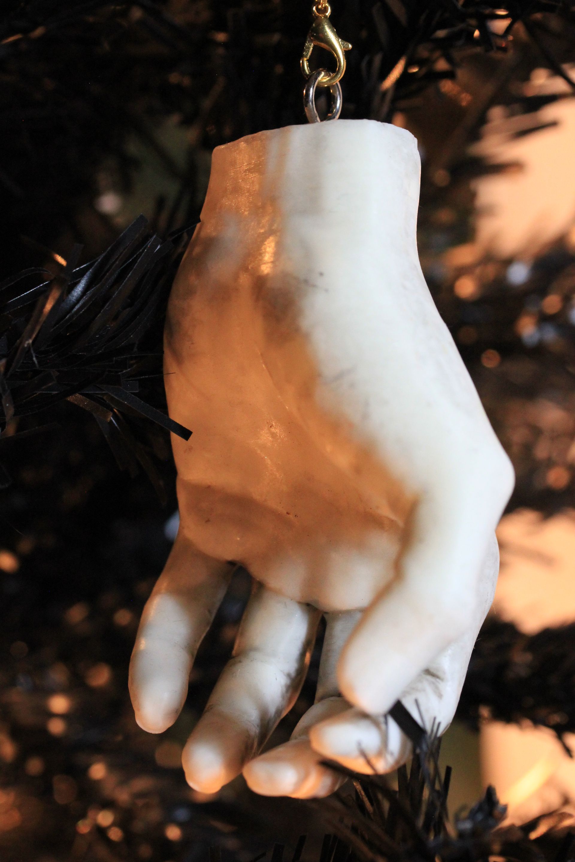 Halloween Hands:  White Antique