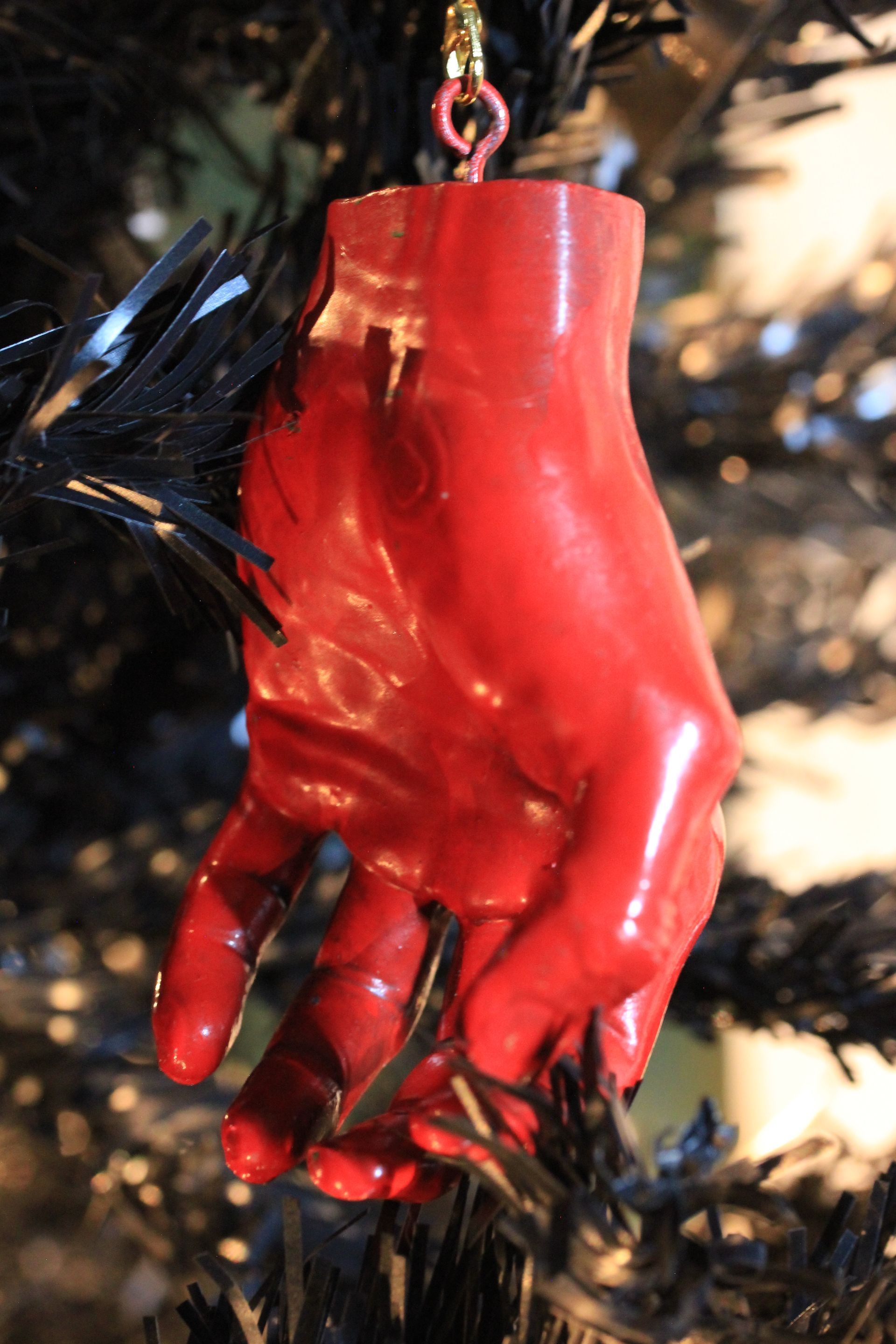 Halloween Hands:  Red