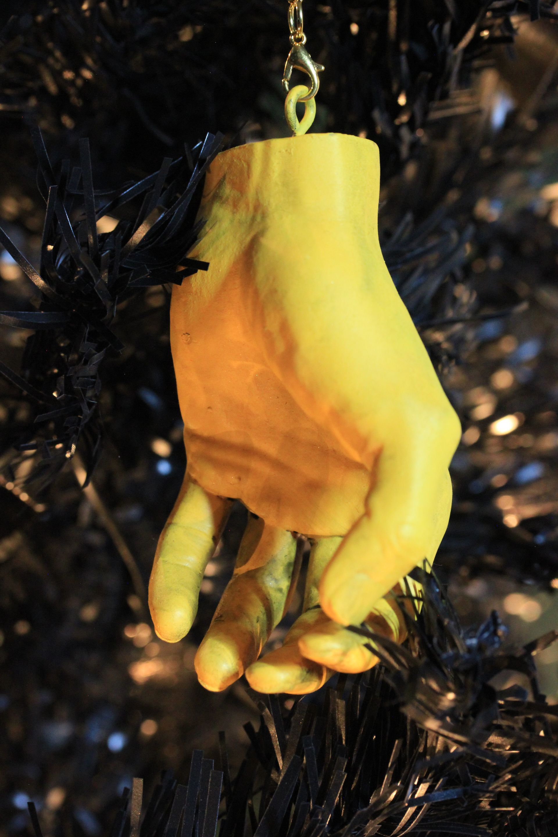 Halloween Hands:  Yellow