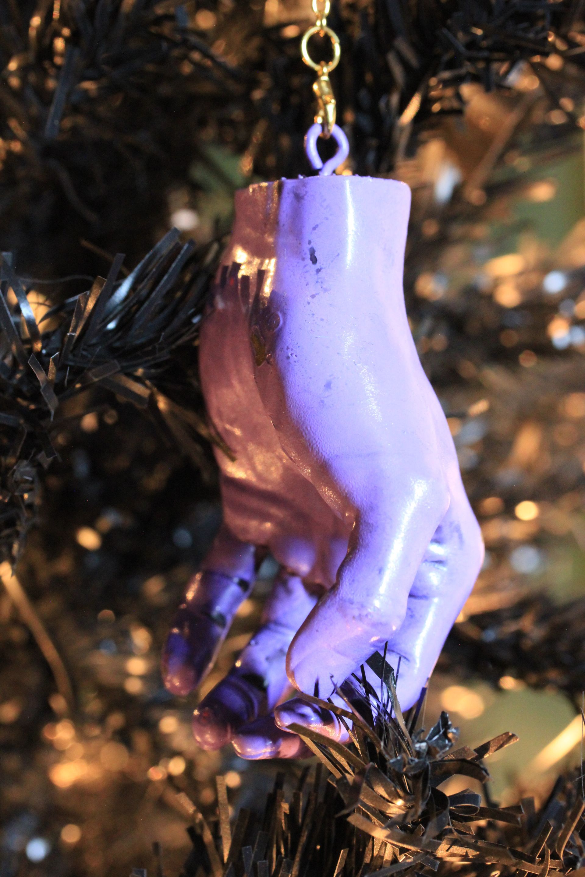 Halloween Hands:  Purple
