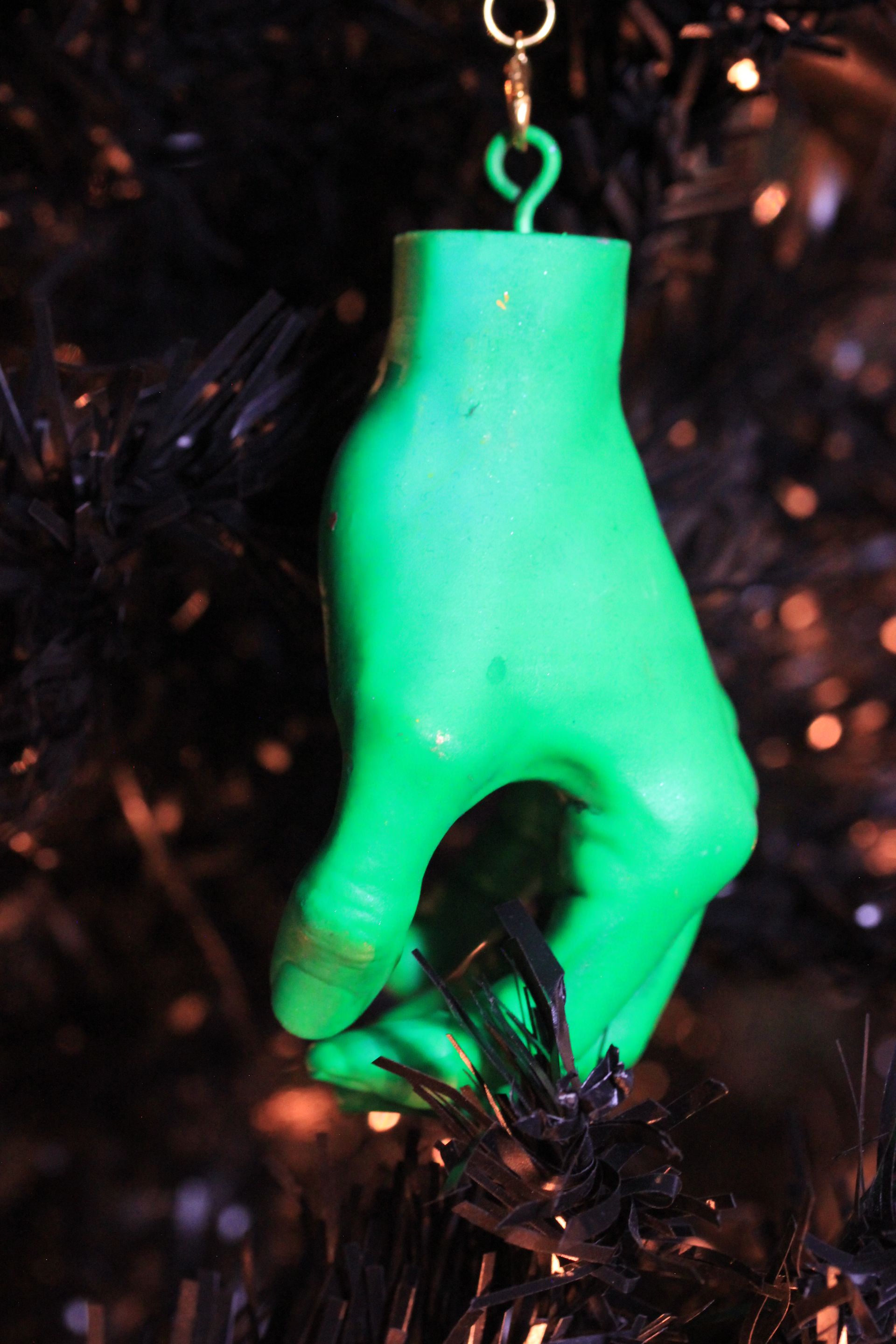 Halloween Hands:  Nuclear Green