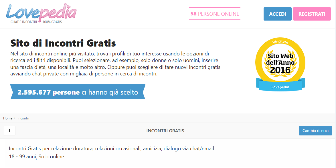 Lovepedia persone online