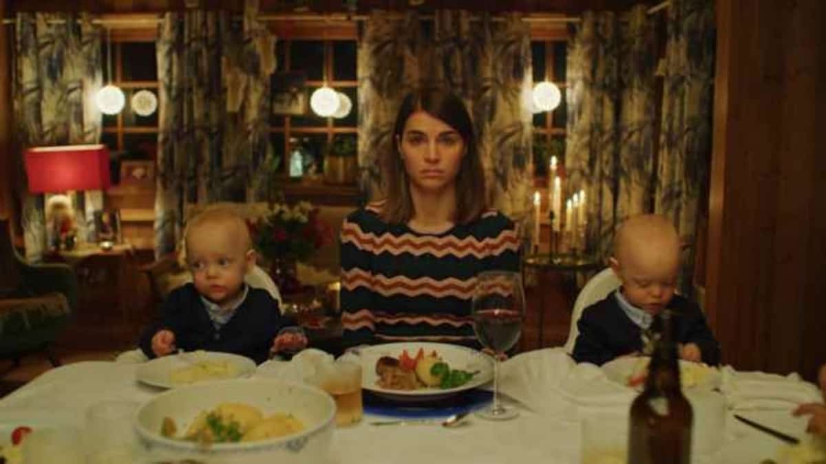 Johanne a tavola con i bambini
