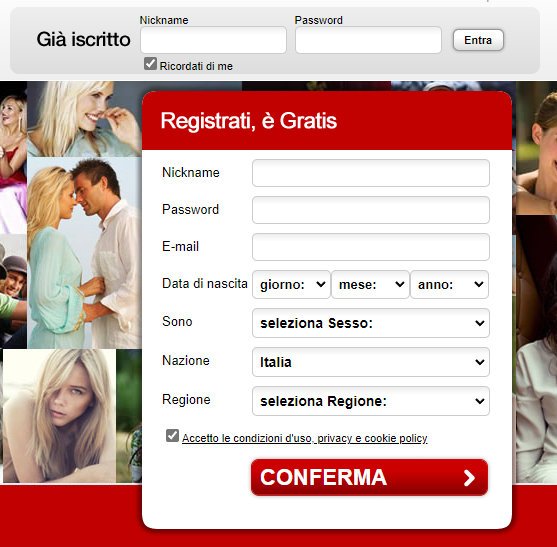 Nirvam registrazione