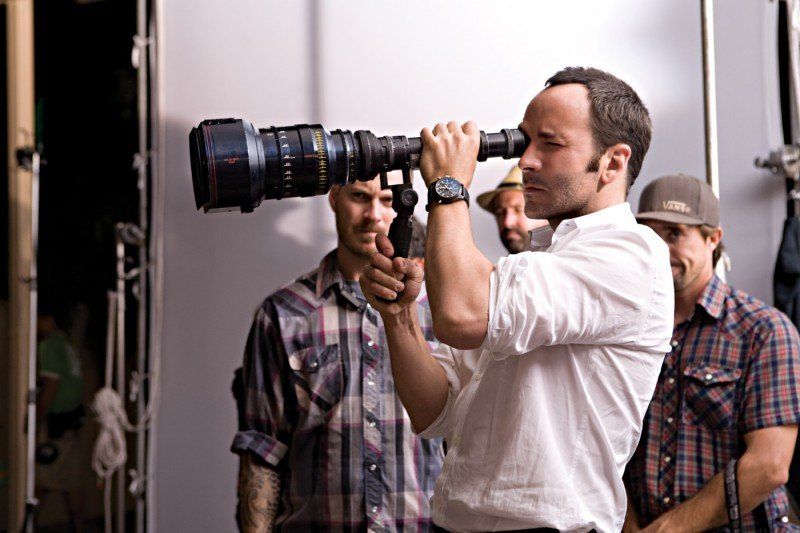 A Single man Tom Ford sul set