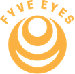 Orange FYVE EYES logo with a stylized eye icon and arched text above it
